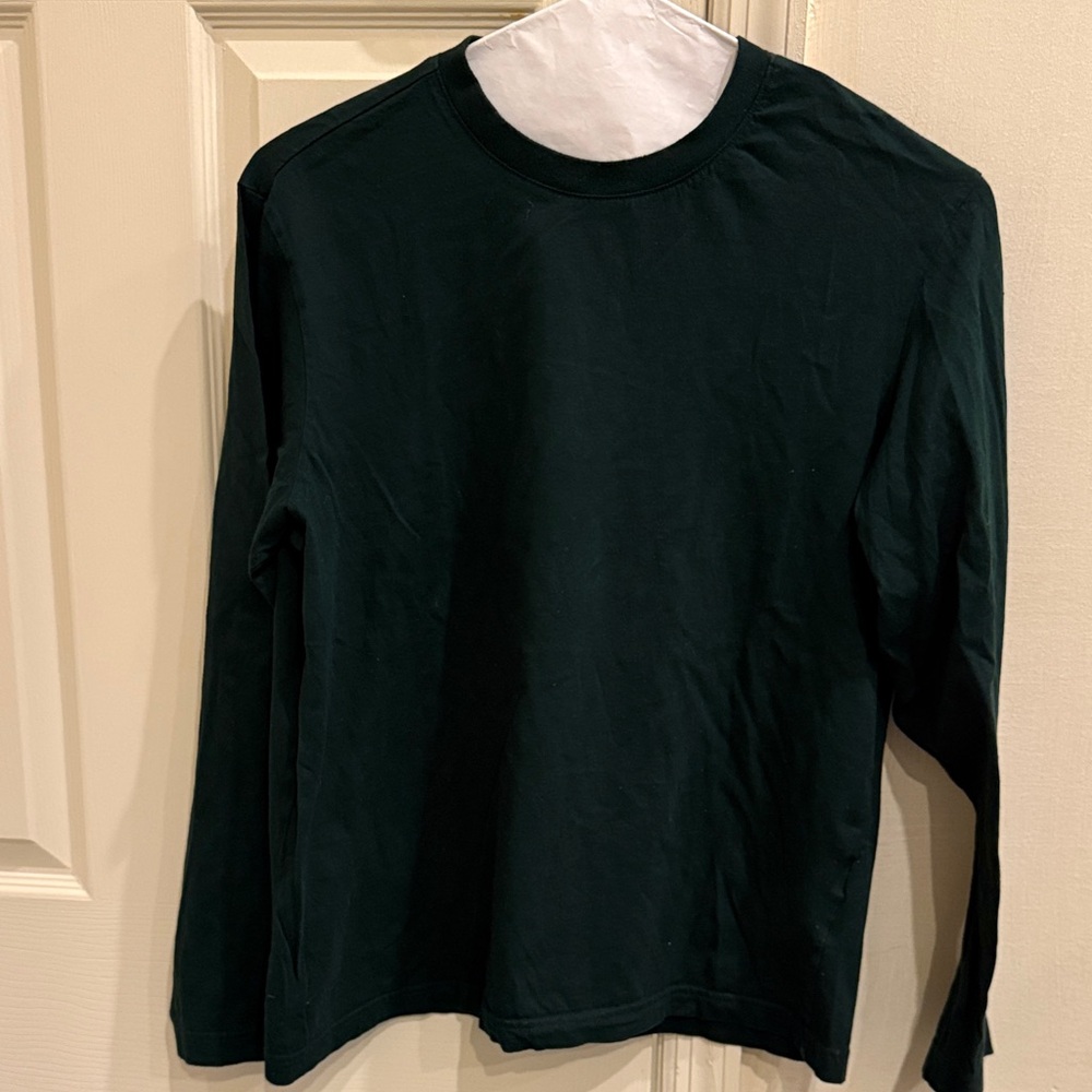 H & M Men's Green Long Sleeve Shirt. Size medium